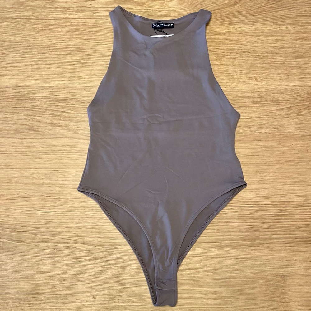 Zara Contour High Neck Muscle Bodysuit